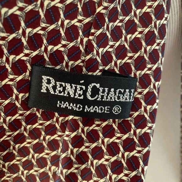 EUC Rene Chagal 100% Silk Men’s tie - Picture 3 of 4